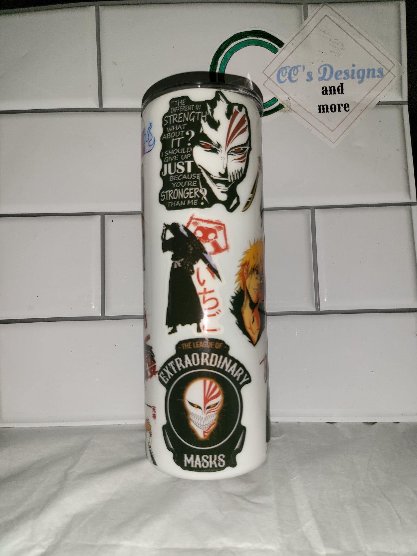 Customized 20 oz Skinny Epoxy Tumbler *PLEASE READ NOTES BEFORE PURCHASING