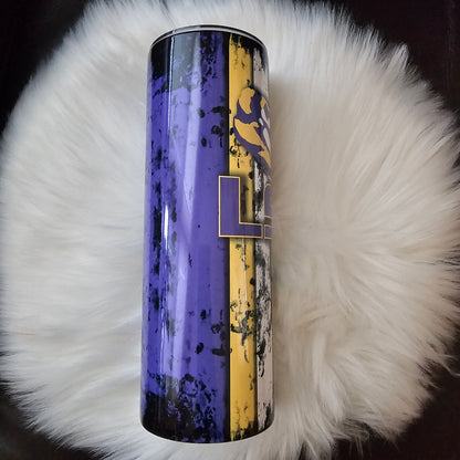 Purple & Gold Tumbler