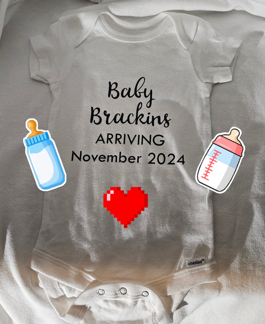 Customized Baby/Toddler Shirt/body suit *PLEASE READ NOTES BEFORE PURCHASING