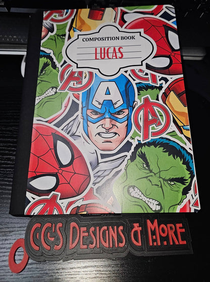 Custom Made Composition Notebooks *please read description below*